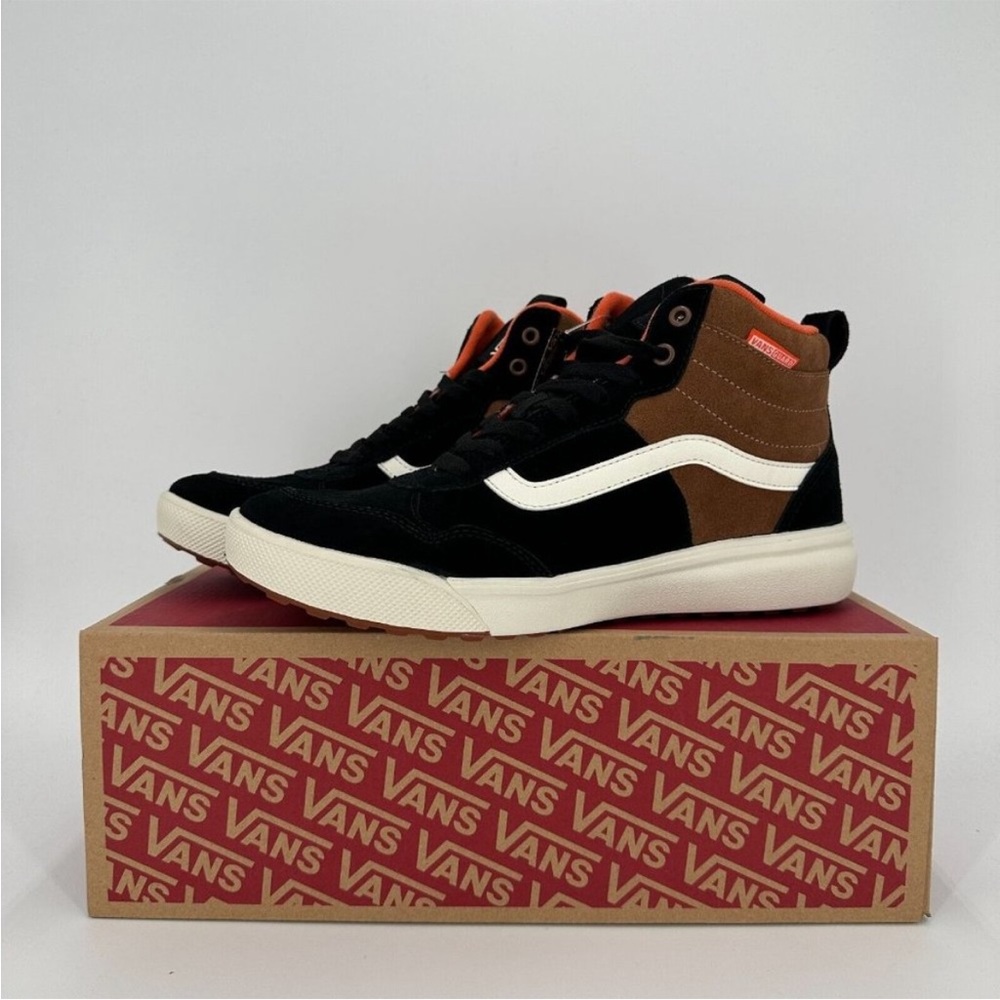 Vans Men's Range Exp High Top Suede Shoes 8.5 Dachshund/ Marshmallow VN0A5HZJULE